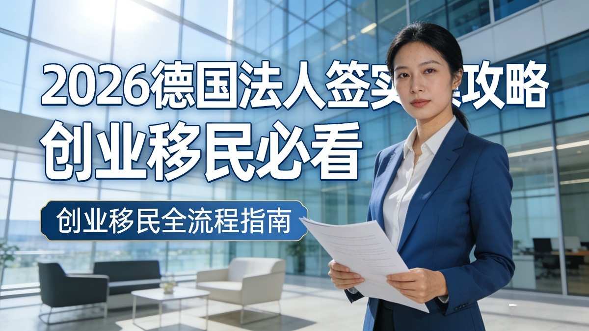 2026德国法人签证攻略：申请条件、流程与转永居指南