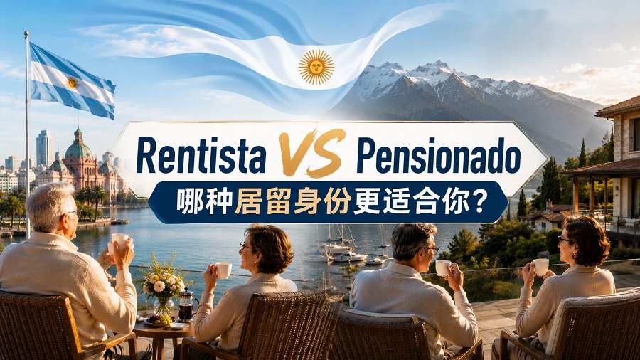 阿根廷收入居留Rentista与退休居留Pensionado区别